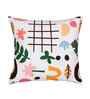 Multicolor Cotton Geometric 16x16 inches Cushion Cover Set of 2