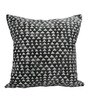 Yellow & Black Geometric Cotton 18 x 18 Inches Cushion Covers (Set of 2)