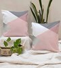Multicolor Cotton Geometric 24x24 inches Cushion Covers (Pack of 2)