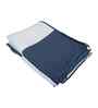 Blue Cotton Geometric 380 GSM Double Bed Reversible Dohar