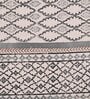 Grey Cotton Geometric 6 ft x 2 ft Inches Runner