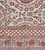 Brown Cotton Traditional 6 ft x 2 ft Inches Runner