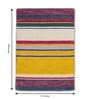 Multicolor Cotton Geometric 6 x 9 Feet Hand Woven Carpet Carpets