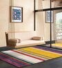 Multicolor Cotton Geometric 6 x 9 Feet Hand Woven Carpet Carpets
