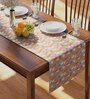 Origami (70x13) Brown Cotton Table Runner