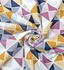 Multicolor Cotton Geometrical 144 TC Single Bed Dohar