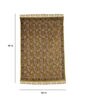 Yellow Cotton 5 ft X 8 ft Machine Made Dhurries (Set of 2)