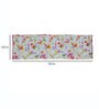 Floral Pattern Multicolor Cotton 58x18 Inches Table Runner