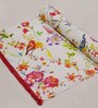 Floral Pattern Multicolor Cotton 58x18 Inches Table Runner