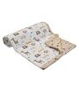 Multicolor Cotton Reversible Anti Fungal Pack of 1 Crib Size Kids Dohar