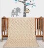Multicolor Cotton Reversible Anti Fungal Pack of 1 Crib Size Kids Dohar