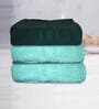 Multicolor Cotton Solid 500 GSM Bath Towels (Set of 3)