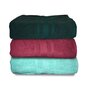 Multicolor Cotton Solid 500 GSM Bath Towels (Set of 3)