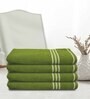 Multicolor Cotton Solid 500 GSM Bath Towels (4Pcs)