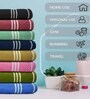 Multicolor Cotton Solid 500 GSM Bath Towels (4Pcs)