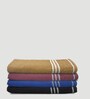 Multicolor Cotton Solid 500 GSM Bath Towels (4Pcs)