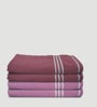 Multicolor Cotton Solid 500 GSM Bath Towels (4Pcs)