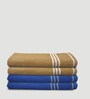 Multicolor Cotton Solid 500 GSM Bath Towels (4Pcs)
