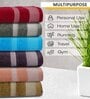 Multicolor Cotton Solid 500 GSM Bath Towels (Pack of 3)