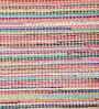 Multicolor Cotton Solid 60 x 36 Inches Hand Woven Dhurrie