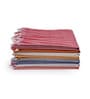 Multicolor Cotton Striped 151-200 GSM Bath Towel (Set of 8)