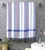 Multicolor Cotton Striped 225 GSM Bath Towels Pack of 2