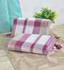 Multicolor Cotton Striped 225 GSM Bath Towels Pack of 2