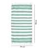 Multicolor Cotton Striped 225 GSM Bath Towels Pack of 2