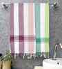Multicolor Cotton Striped 225 GSM Bath Towels Pack of 2