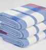 Multicolor Cotton Striped 225 GSM Bath Towels Pack of 3