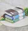 Multicolor Cotton Striped 225 GSM Bath Towels Pack of 3