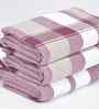 Multicolor Cotton Striped 225 GSM Bath Towels Pack of 3