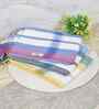 Multicolor Cotton Striped 225 GSM Bath Towels Pack of 3
