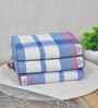 Multicolor Cotton Striped 225 GSM Bath Towels Pack of 3