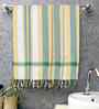 Multicolor Cotton Striped 225 GSM Bath Towels Pack of 3