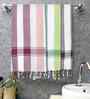 Multicolor Cotton Striped 225 GSM Bath Towels Pack of 3