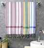 Multicolor Cotton Striped 225 GSM Bath Towels Pack of 3