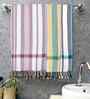 Multicolor Cotton Striped 225 GSM Bath Towels Pack of 3