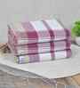 Multicolor Cotton Striped 225 GSM Bath Towels Pack of 3