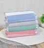 Multicolor Cotton Striped 225 GSM Bath Towels Pack of 4