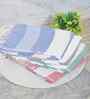 Multicolor Cotton Striped 225 GSM Bath Towels Pack of 4