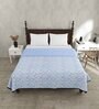 Blue Cotton Traditional 200 GSM King Bed Dohar