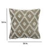 Beige Woven Cotton 16 x 16 Inch Cushion Cover (Set of 2)