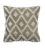 Beige Woven Cotton 16 x 16 Inch Cushion Cover (Set of 2)