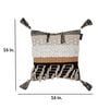 Multicolor Cotton Woven 16x16 inches Cushion Covers (Pack of 2)