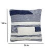 Blue & Beige Woven Cotton 16 x 16 Inches Cushion Covers (Set of 2)
