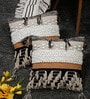 Multicolor Cotton Woven 16x16 inches Cushion Covers (Pack of 2)