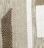 Blue & Beige Woven Cotton 16 x 16 Inches Cushion Covers (Set of 2)