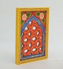 Multicolor Distress Color Handpainted Engineered Wood Carving Jharokha Frame