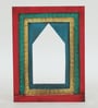 Multicolor Distress Handpainted Engineered Wood Jharokha Frame